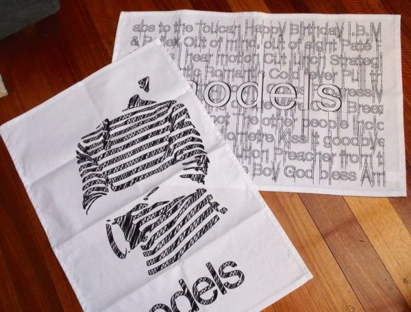 Models - song names tea towel - sold out. - Image 2
