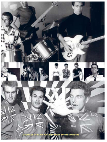 Buster in Swingers collage from Cafe Reader