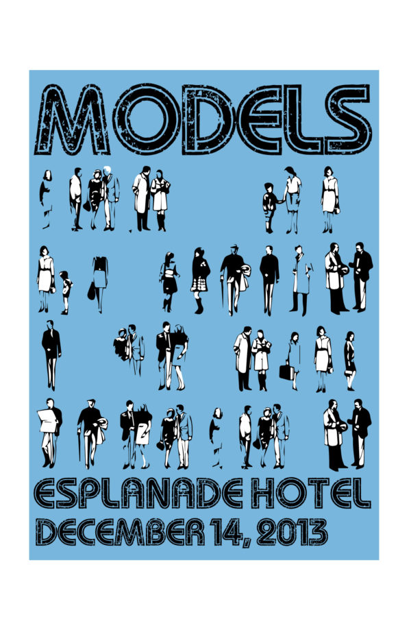 Models Esplanade 2013 tea towel